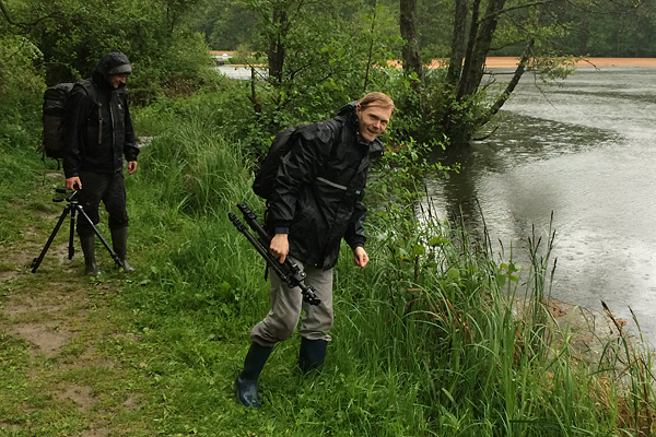 Aankomst op de locatie van de tweevlek