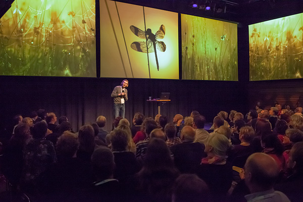 De eerste lezing op de macro pixperience