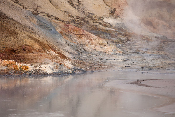 Het geothermische veld Seltun bij Kleivervatn