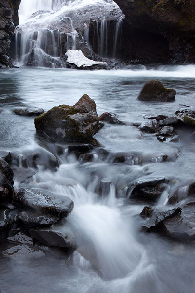 Waterval boven skogafoss