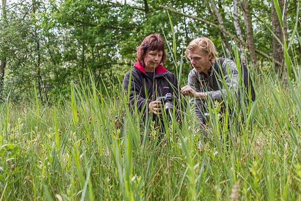 Ik in actie tijdens de workshop voor NatuurFocus